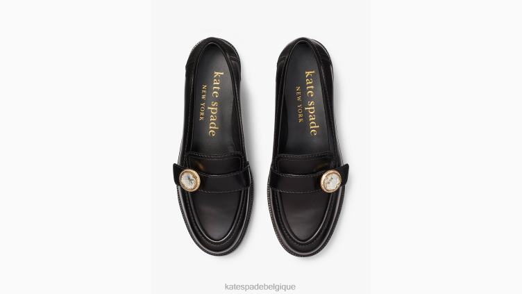 mocassins chics Kate Spade femmes chaussure D8288675 noir