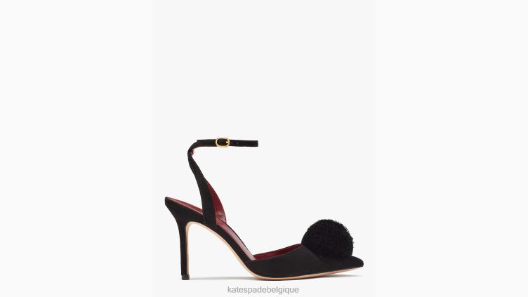 escarpins à pompons Amour Kate Spade femmes chaussure D8288615 noir