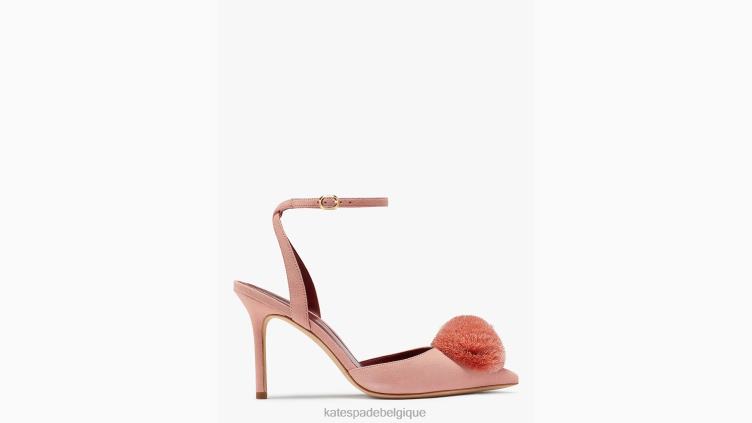 escarpins à pompons Amour Kate Spade femmes chaussure D8288637 danseuse rose