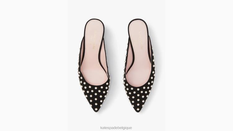 honneur pompes Kate Spade femmes chaussure D8288634 ivoire noir