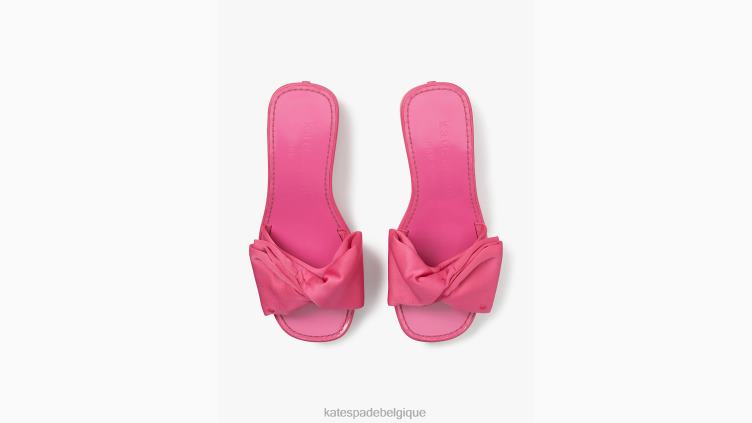 bikini compensé à plateforme Kate Spade femmes chaussure D8288513 rose énergétique