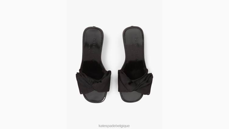 bikini compensé à plateforme Kate Spade femmes chaussure D8288514 noir