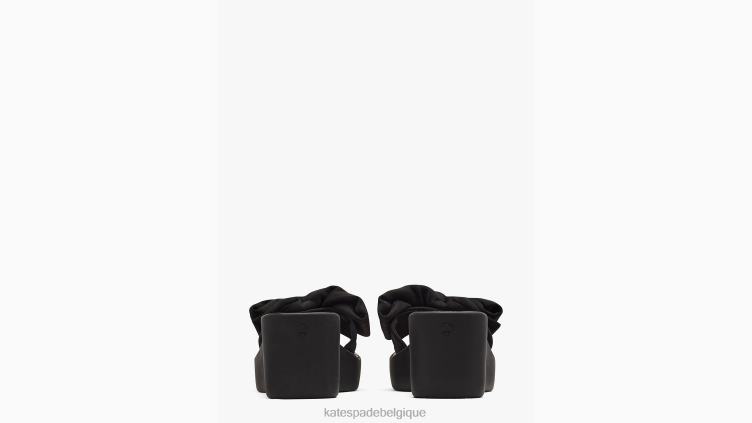 bikini compensé à plateforme Kate Spade femmes chaussure D8288514 noir