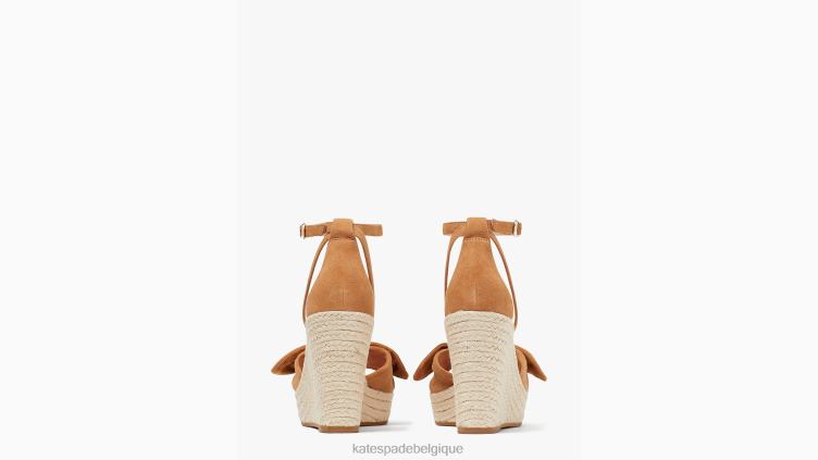 compensées à plateforme Tianna Kate Spade femmes chaussure D8288504 bungalow marron