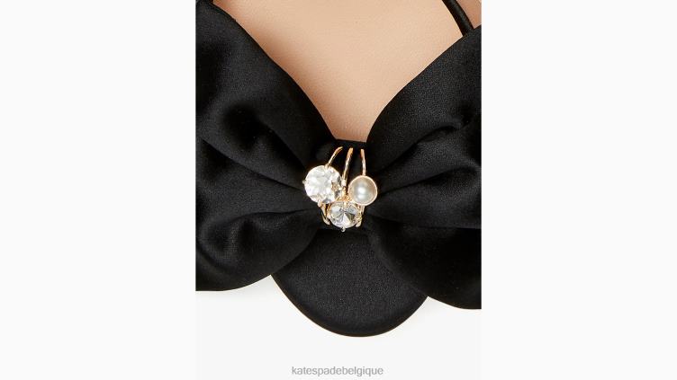 escarpins heureusement à bride arrière Kate Spade femmes chaussure D8288556 noir