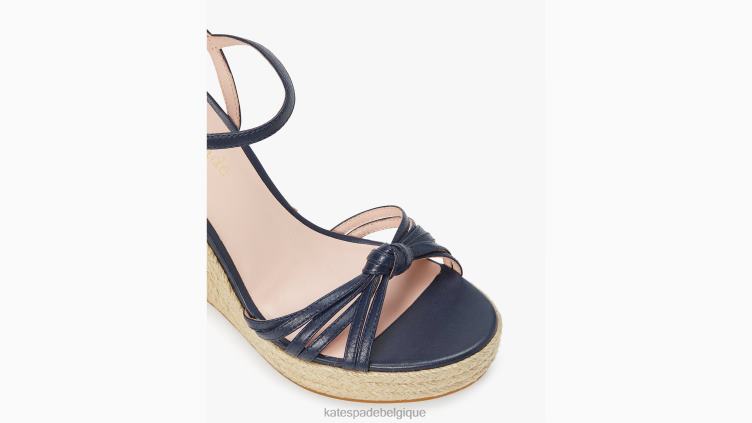 espadrilles compensées tessa Kate Spade femmes chaussure D8288512 blazer bleu