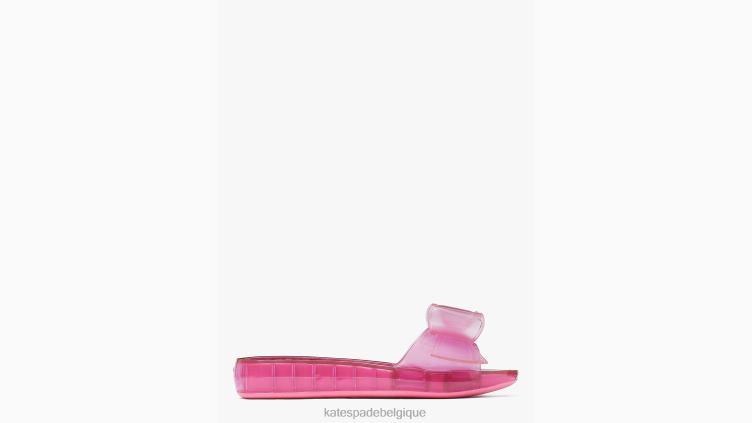 nouer des sandales à enfiler Kate Spade femmes chaussure D8288502 nuage rose