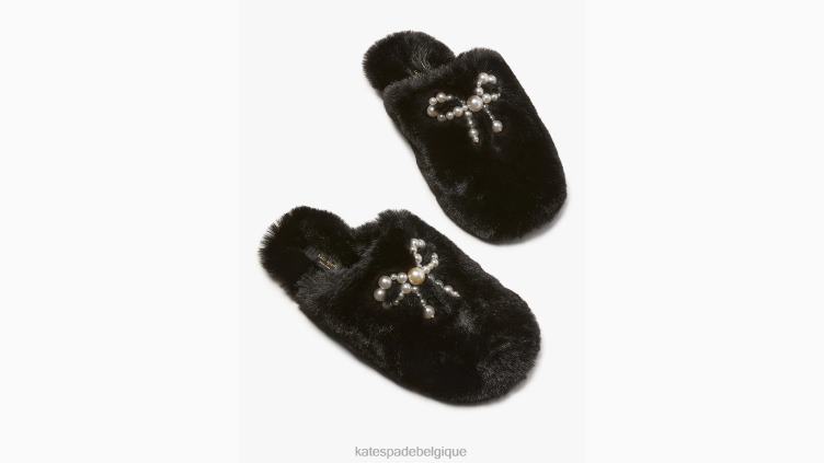 pantoufles de Noëlle Kate Spade femmes chaussure D8288674 noir