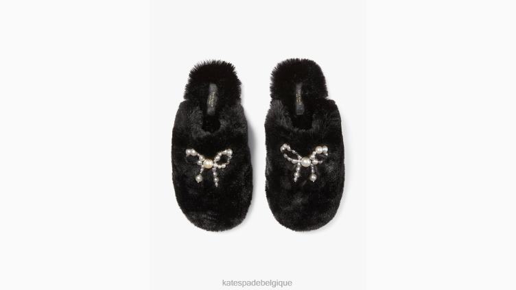 pantoufles de Noëlle Kate Spade femmes chaussure D8288674 noir
