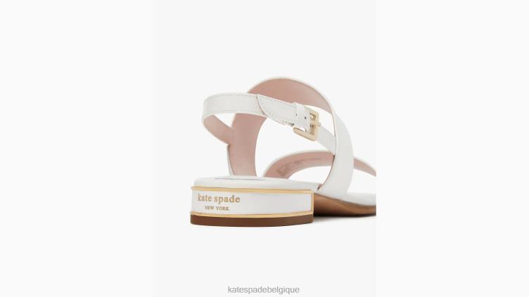 sandales Merritt Kate Spade femmes chaussure D8288483 vrai blanc