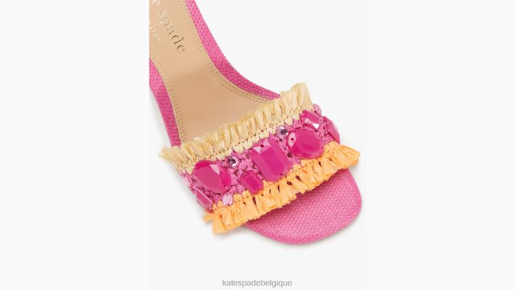 sandales bora bora Kate Spade femmes chaussure D8288558 confiture de rose/naturel/satsuma