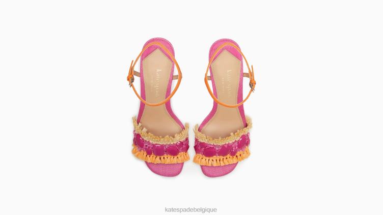 sandales bora bora Kate Spade femmes chaussure D8288558 confiture de rose/naturel/satsuma