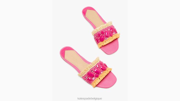 sandales bora bora Kate Spade femmes chaussure D8288577 confiture de rose/naturel/satsuma