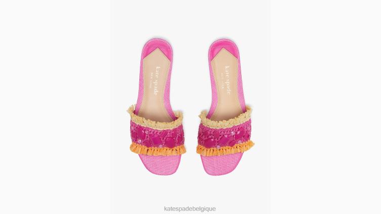 sandales bora bora Kate Spade femmes chaussure D8288577 confiture de rose/naturel/satsuma
