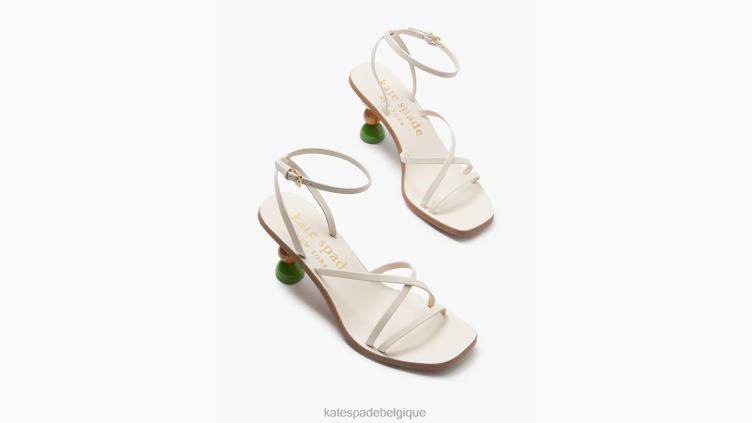 sandales charmeuses Kate Spade femmes chaussure D8288520 parchemin multi