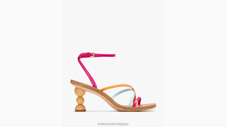 sandales charmeuses Kate Spade femmes chaussure D8288521 confiture de roses/marée basse/satsuma