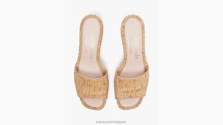 sandales cosette Kate Spade femmes chaussure D8288494 naturel