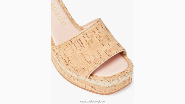 sandales cosette Kate Spade femmes chaussure D8288494 naturel