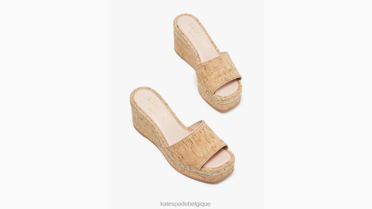 sandales cosette Kate Spade femmes chaussure D8288494 naturel