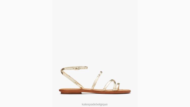 sandales crique Kate Spade femmes chaussure D8288500 or pâle