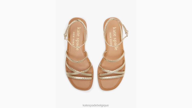 sandales crique Kate Spade femmes chaussure D8288500 or pâle