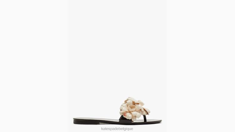 sandales à enfiler Jaylee Kate Spade femmes chaussure D8288507 noir/crème française