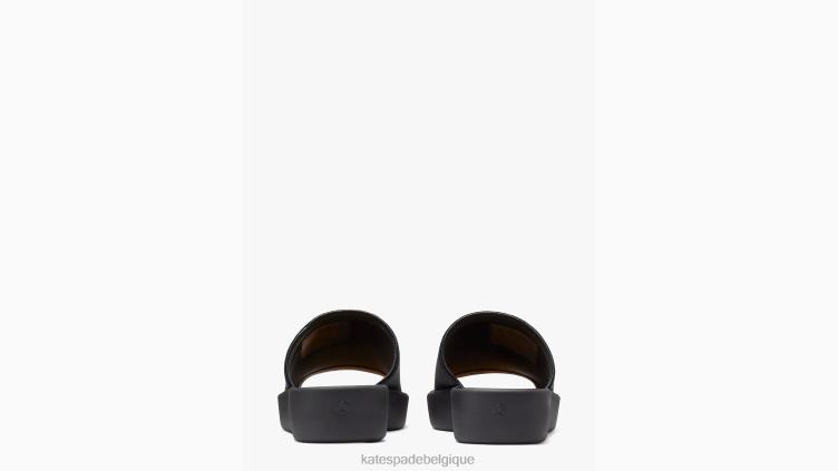 sandales à enfiler Kate Spade femmes chaussure D8288519 noir