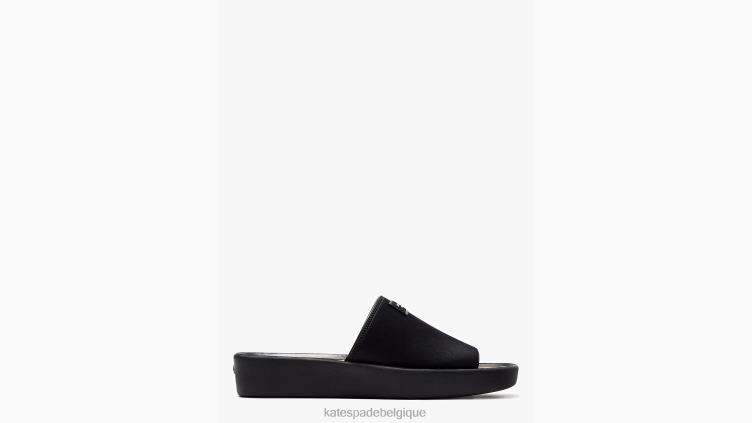 sandales à enfiler Kate Spade femmes chaussure D8288519 noir