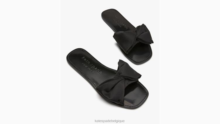 sandales à enfiler en bikini Kate Spade femmes chaussure D8288522 noir