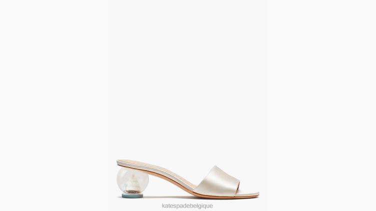 sandales à enfiler love Kate Spade femmes chaussure D8288563 mariée ivoire