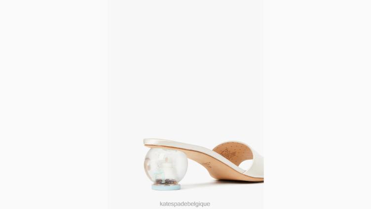 sandales à enfiler love Kate Spade femmes chaussure D8288563 mariée ivoire