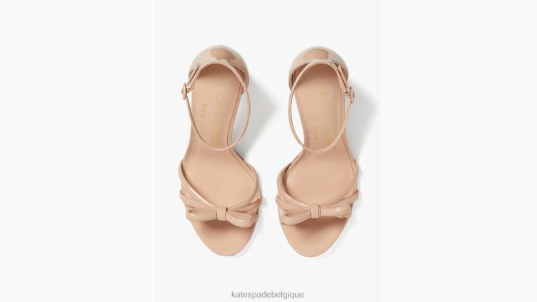 sandales flamenco Kate Spade femmes chaussure D8288573 shake aux pêches