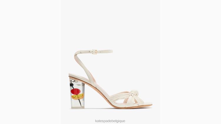 sandales happy hour Kate Spade femmes chaussure D8288549 crème