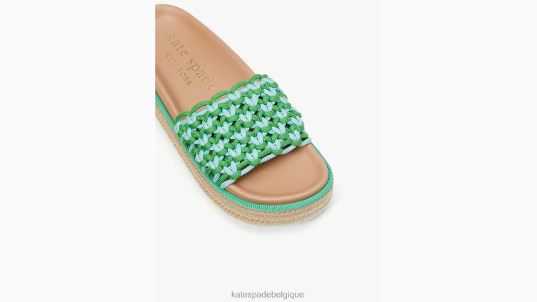 sandales à plateforme vita Kate Spade femmes chaussure D8288480 vert frais/marée basse