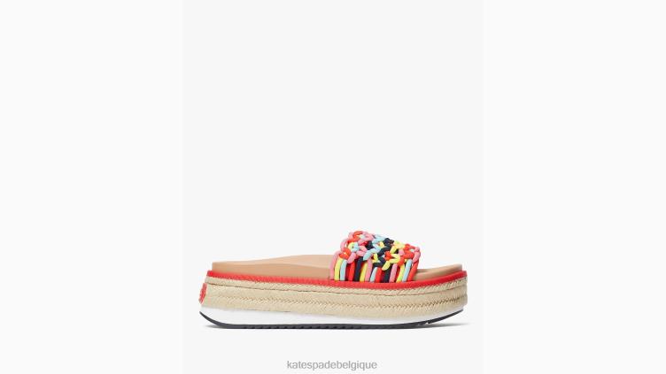 sandales à plateforme vita Kate Spade femmes chaussure D8288481 multi
