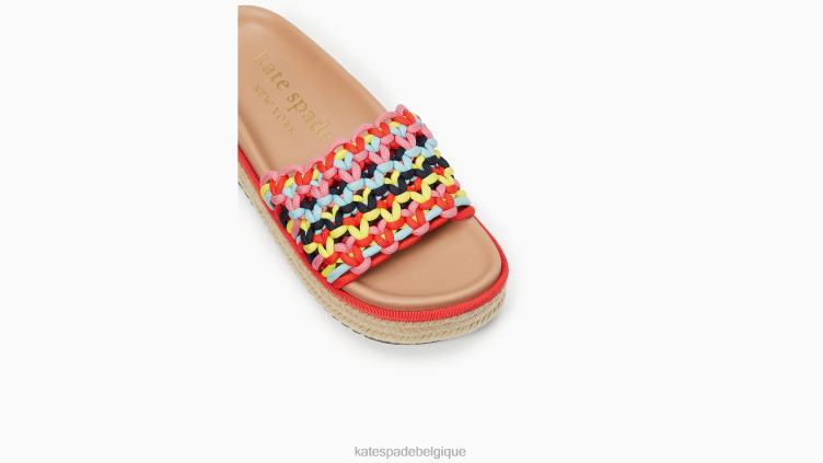 sandales à plateforme vita Kate Spade femmes chaussure D8288481 multi