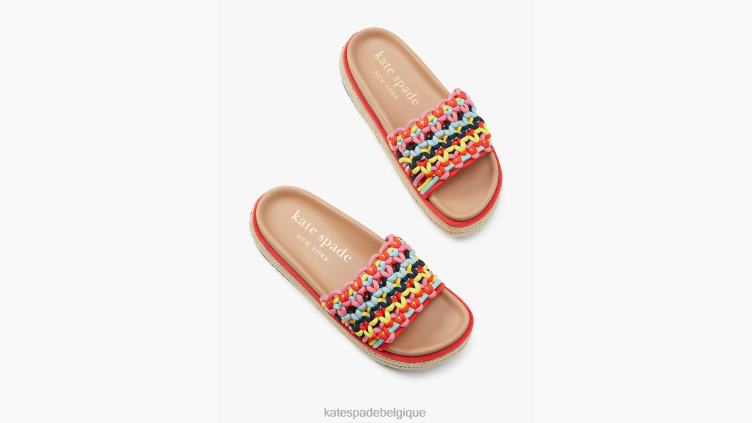 sandales à plateforme vita Kate Spade femmes chaussure D8288481 multi
