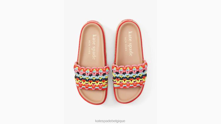 sandales à plateforme vita Kate Spade femmes chaussure D8288481 multi