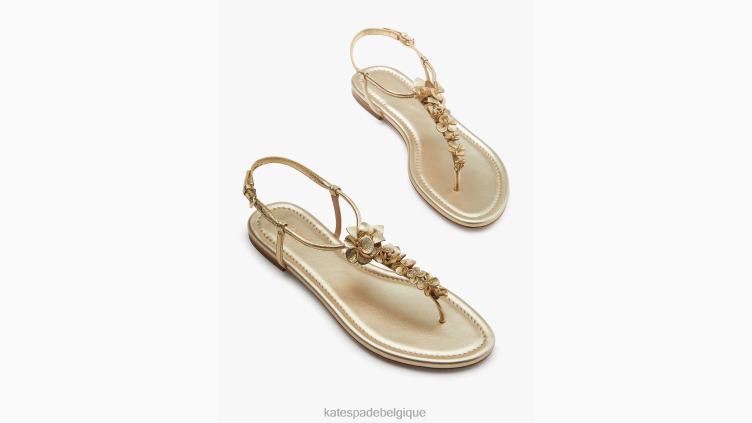 sandales rosalie Kate Spade femmes chaussure D8288536 or pâle