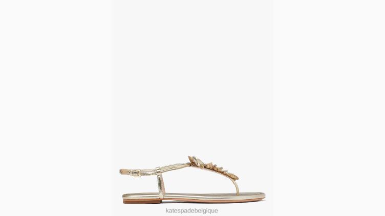 sandales rosalie Kate Spade femmes chaussure D8288536 or pâle