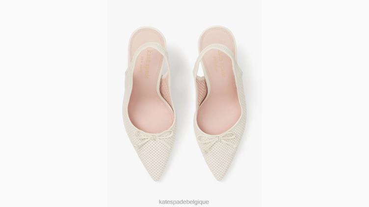 escarpins à bride arrière Veronica Kate Spade femmes chaussure D8288580 parchemin