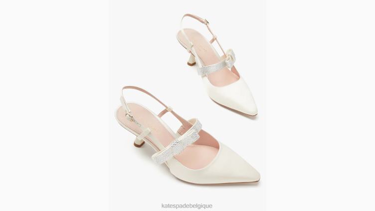 escarpins à pavé Maritza Kate Spade femmes chaussure D8288593 mariée ivoire