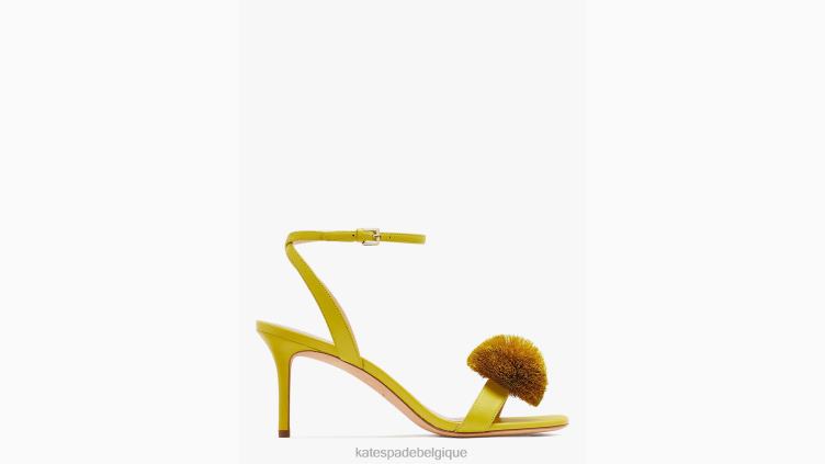 sandales à pompons Amour Kate Spade femmes chaussure D8288562 poire Bartlett