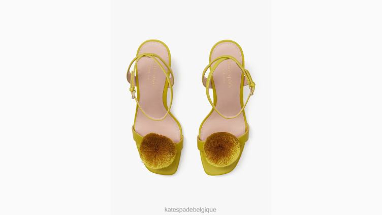 sandales à pompons Amour Kate Spade femmes chaussure D8288562 poire Bartlett