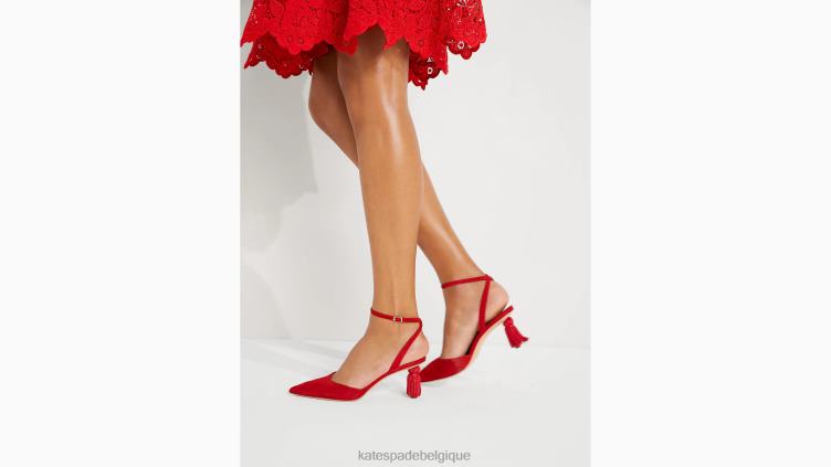 voilà les escarpins Kate Spade femmes chaussure D8288633 rubis profond
