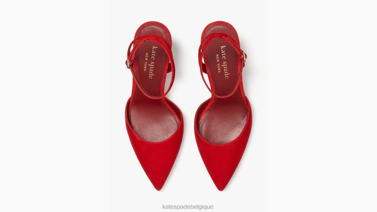 voilà les escarpins Kate Spade femmes chaussure D8288633 rubis profond