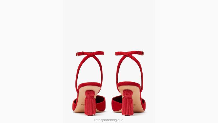 voilà les escarpins Kate Spade femmes chaussure D8288633 rubis profond
