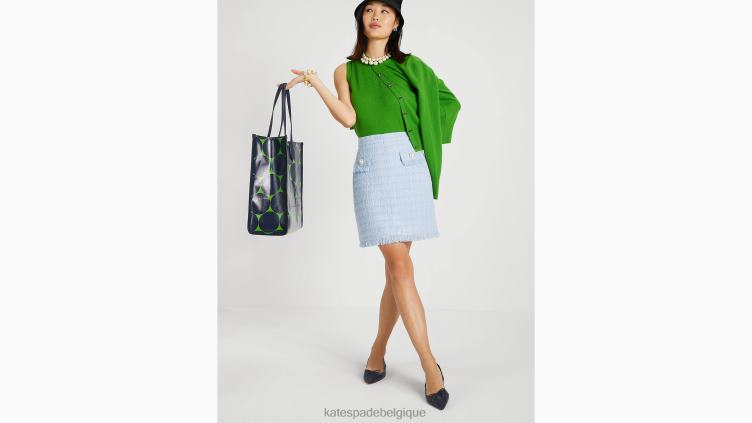jupe trapèze en tweed Kate Spade femmes vêtements D8288765 hortensia pâle
