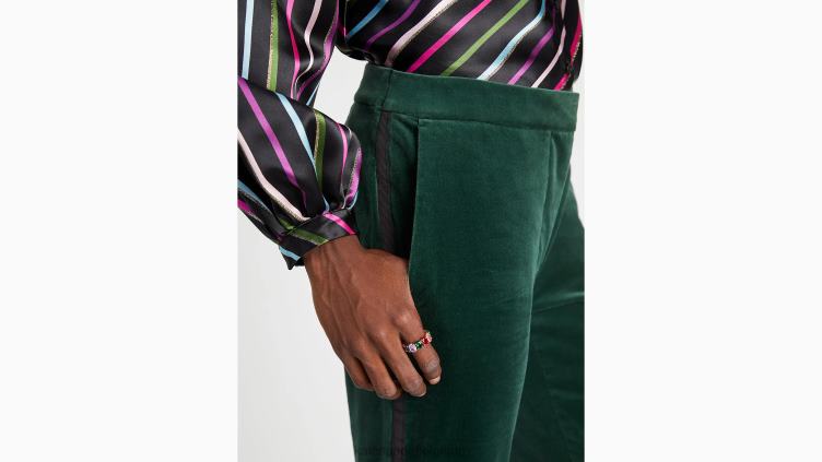 pantalon en velours Kate Spade femmes vêtements D8288875 pin torrey