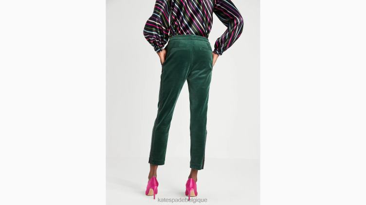pantalon en velours Kate Spade femmes vêtements D8288875 pin torrey